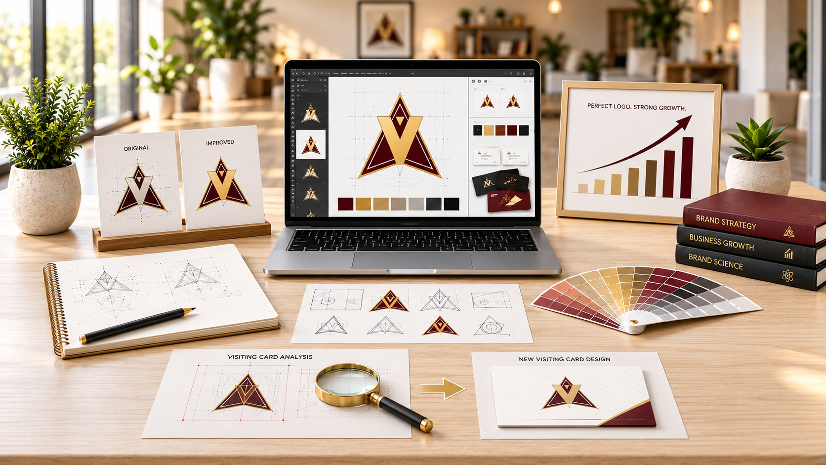 Logo analysis for brand energy and business growth
