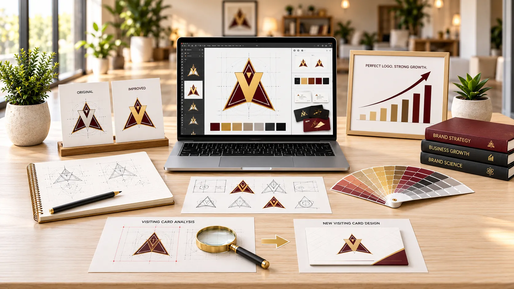 Logo analysis for brand energy and business growth